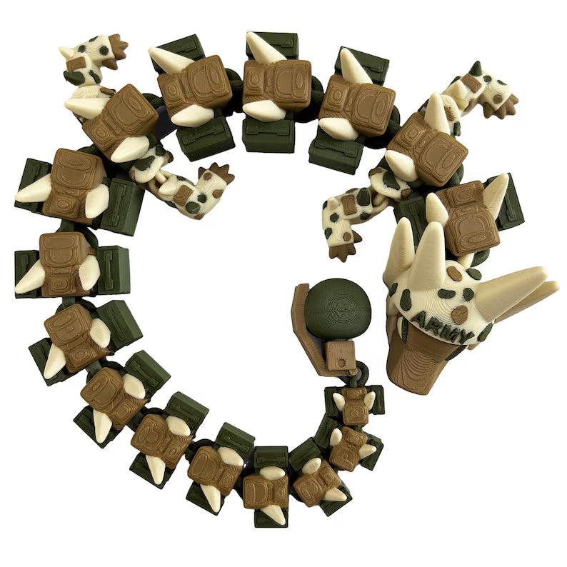 United States Army 3d-Printed Articulated Dragon