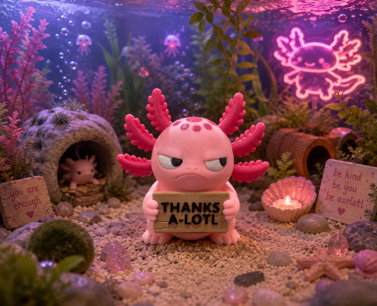 Thanks A-Lotl Attitude Axolotl