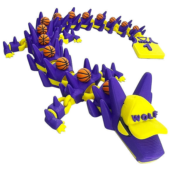 🏀 Basketball Dragon – Articulated 3D Printed Collectible