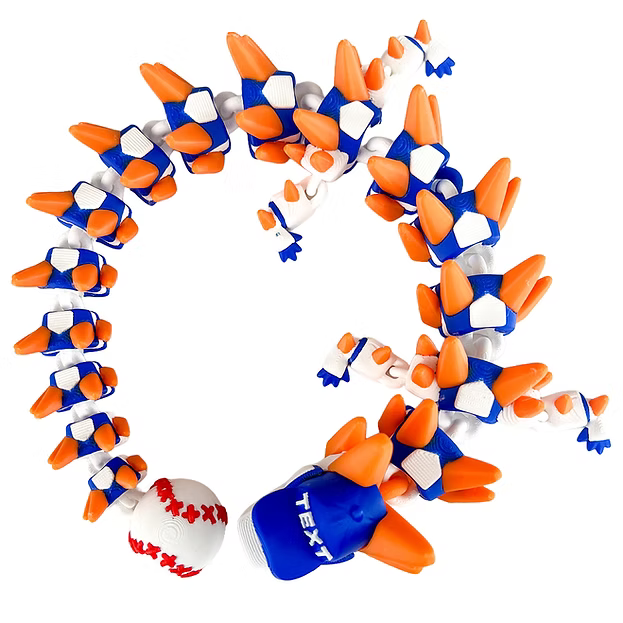 ⚾ Baseball Dragon – Articulated 3D Printed Collectible