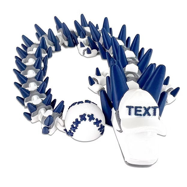 ⚾ Baseball Dragon – Articulated 3D Printed Collectible