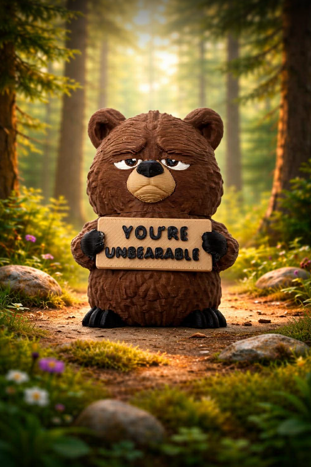 Unbearable Attitude Bear
