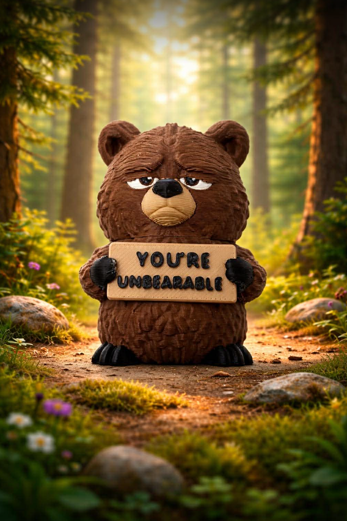 Unbearable Attitude Bear
