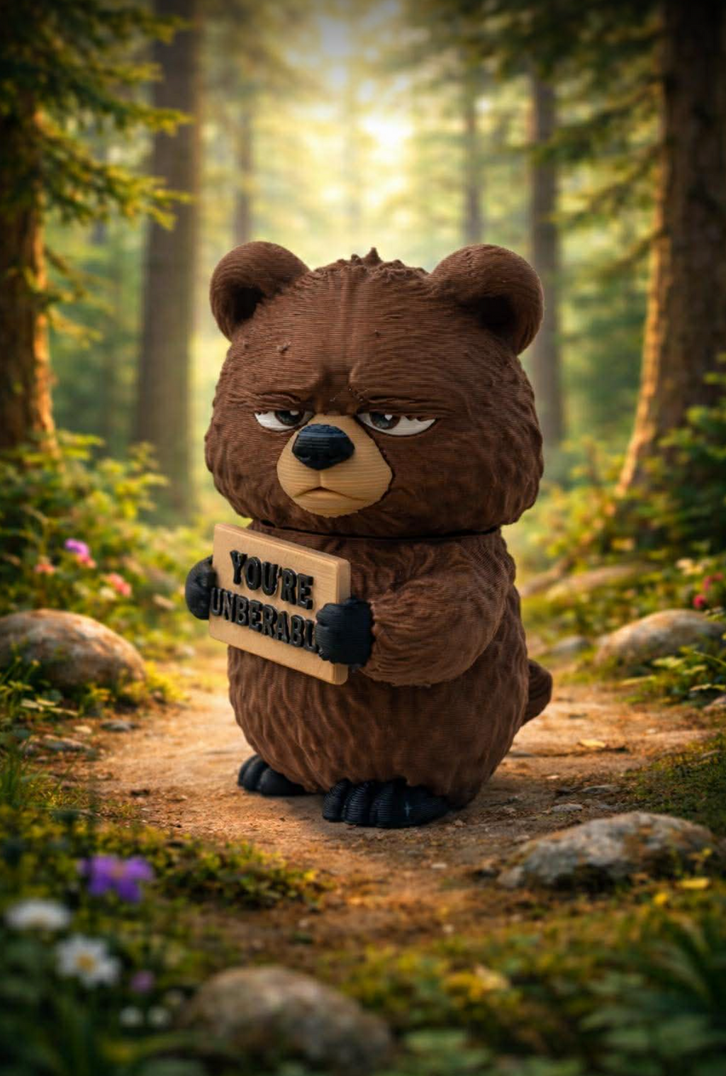 Unbearable Attitude Bear