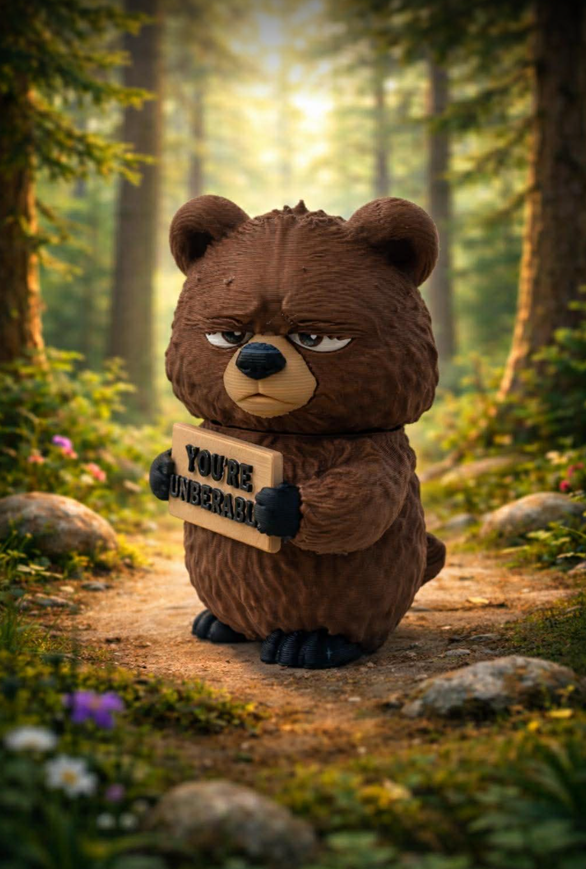 Unbearable Attitude Bear