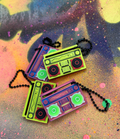 Retro BOOMBOX Keychain - 4 Color