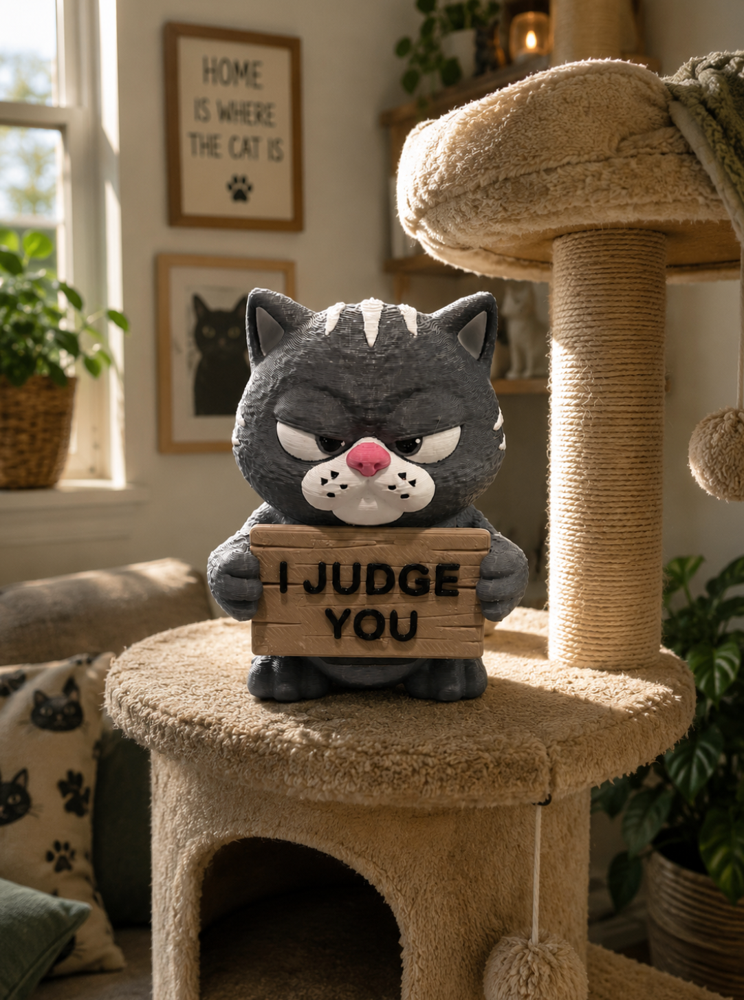Cattitude Grumpy Cat Figurine