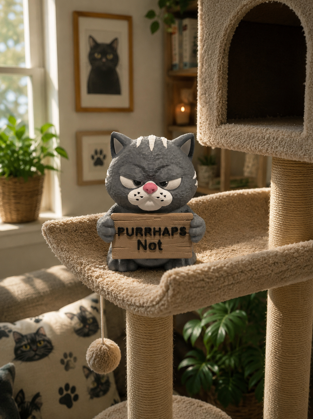 Cattitude Grumpy Cat Figurine