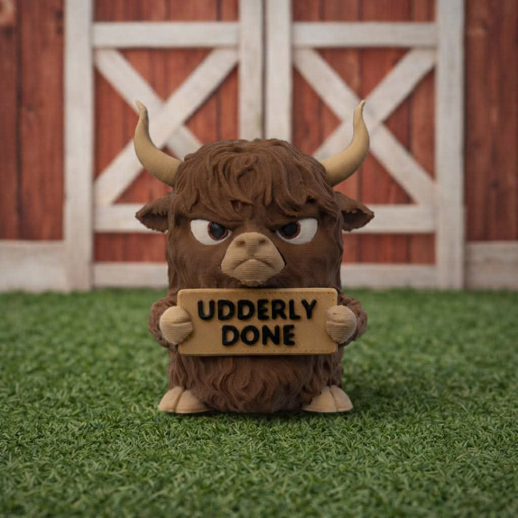 Highland Cow W/An Attitude