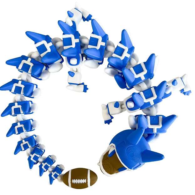 🏈 Football Dragon – Articulated 3D Printed Collectible