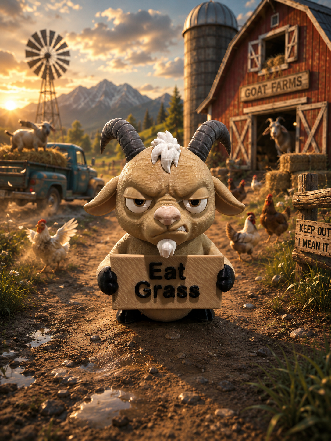 Grumpy Goat