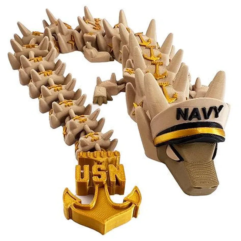 United States Navy 3D-Printed Articulated Dragon Armed Forces