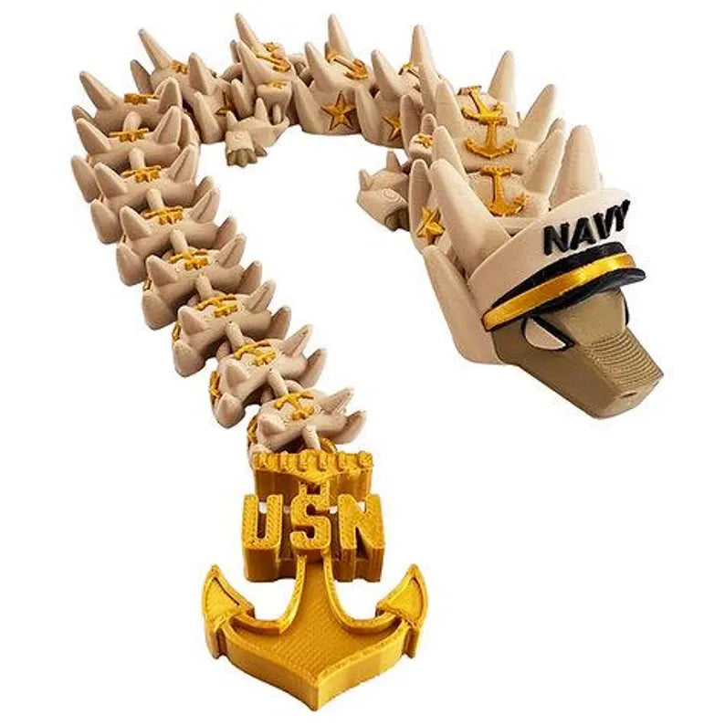 United States Navy 3D-Printed Articulated Dragon Armed Forces