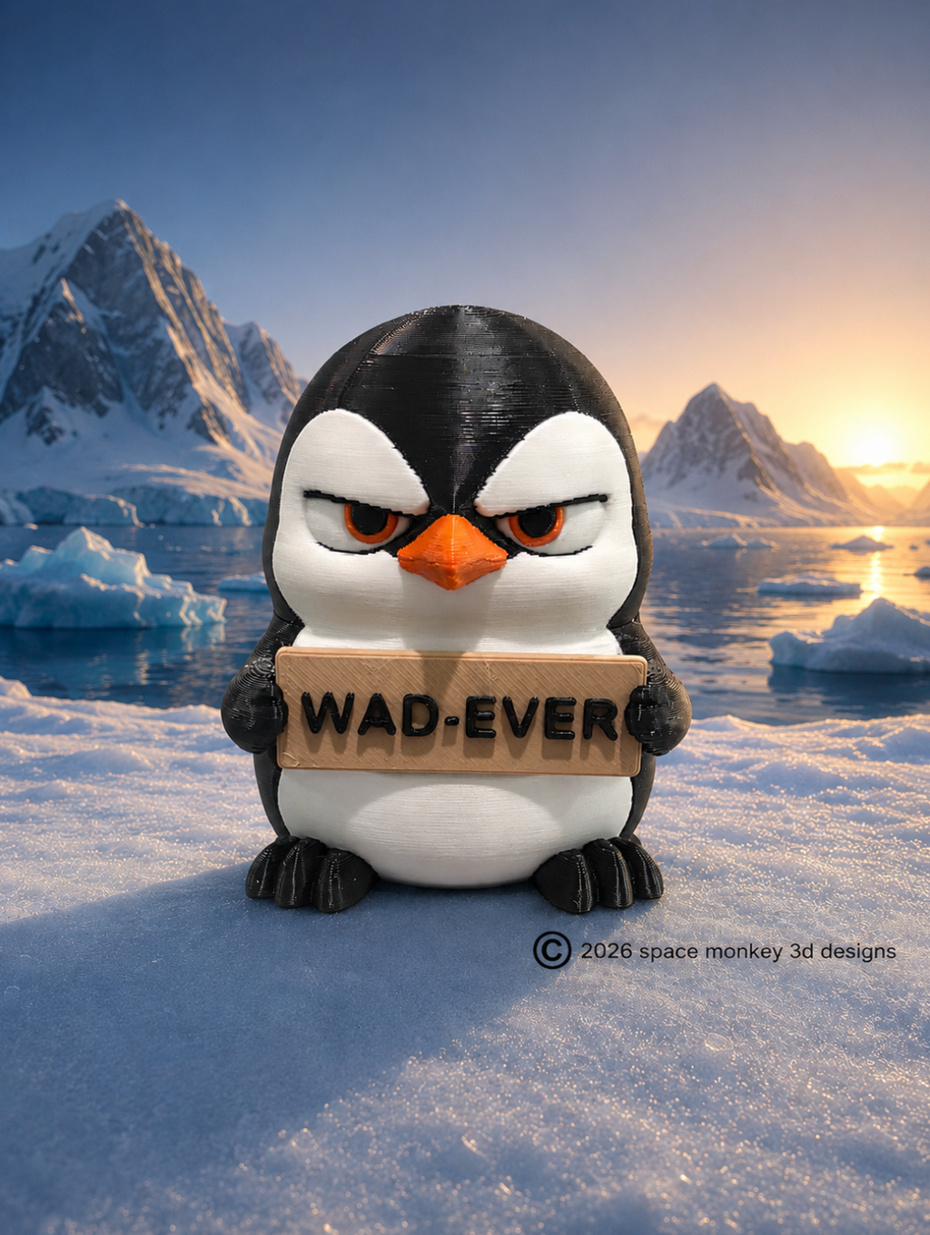 Wad-Ever Attitude Penguin