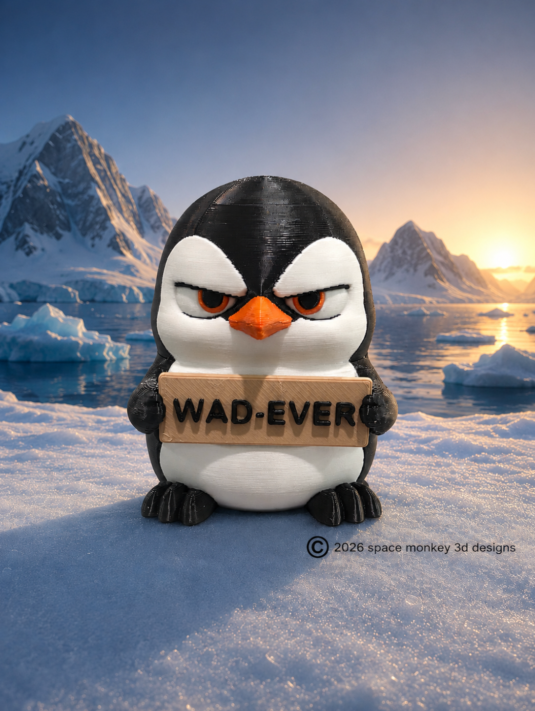 Wad-Ever Attitude Penguin