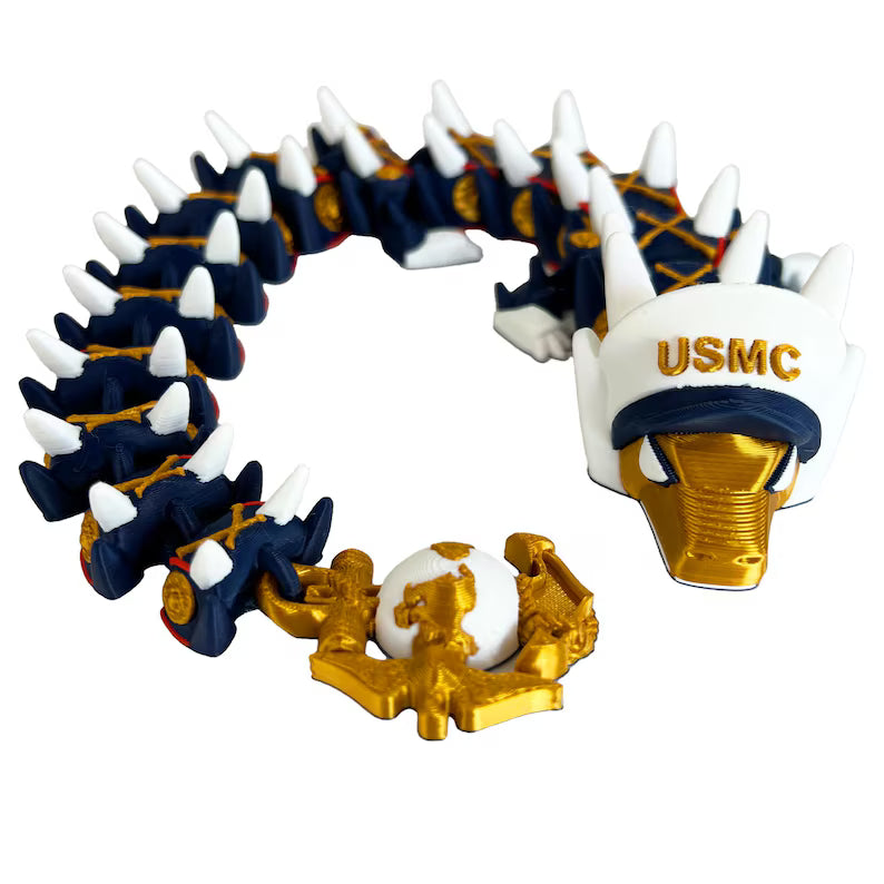 United States Marines 3d Articulated Dragon