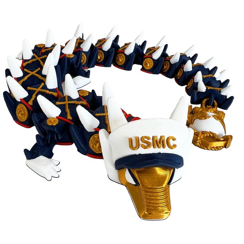 United States Marines 3d Articulated Dragon
