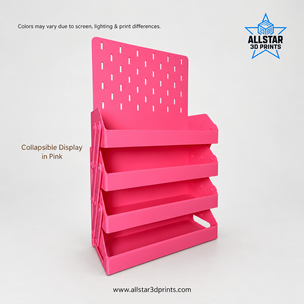 AllStar Pink stand with regular pegboard
