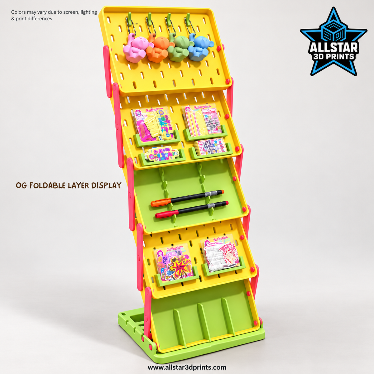 AllStar foldable layer display – product and configuration view 1