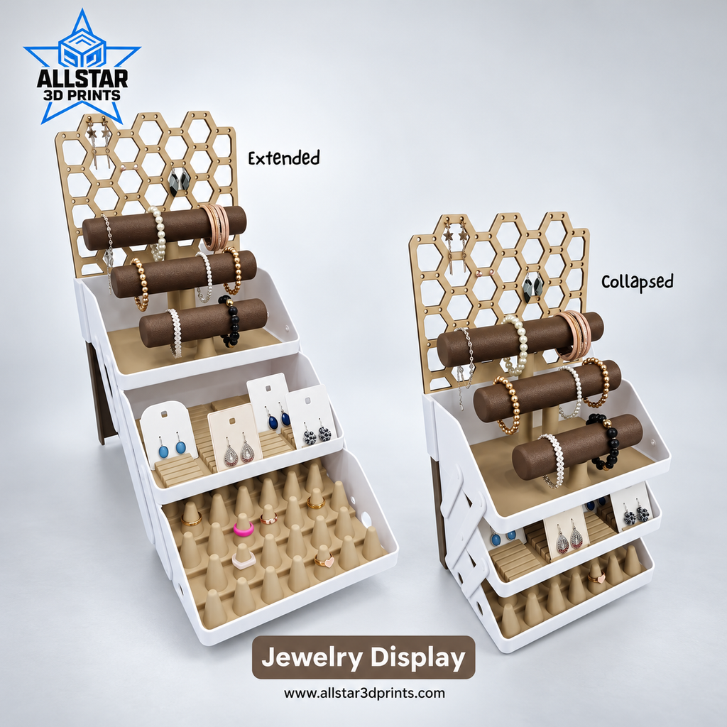 All Star 3D Prints jewelry collapsible display – view 4