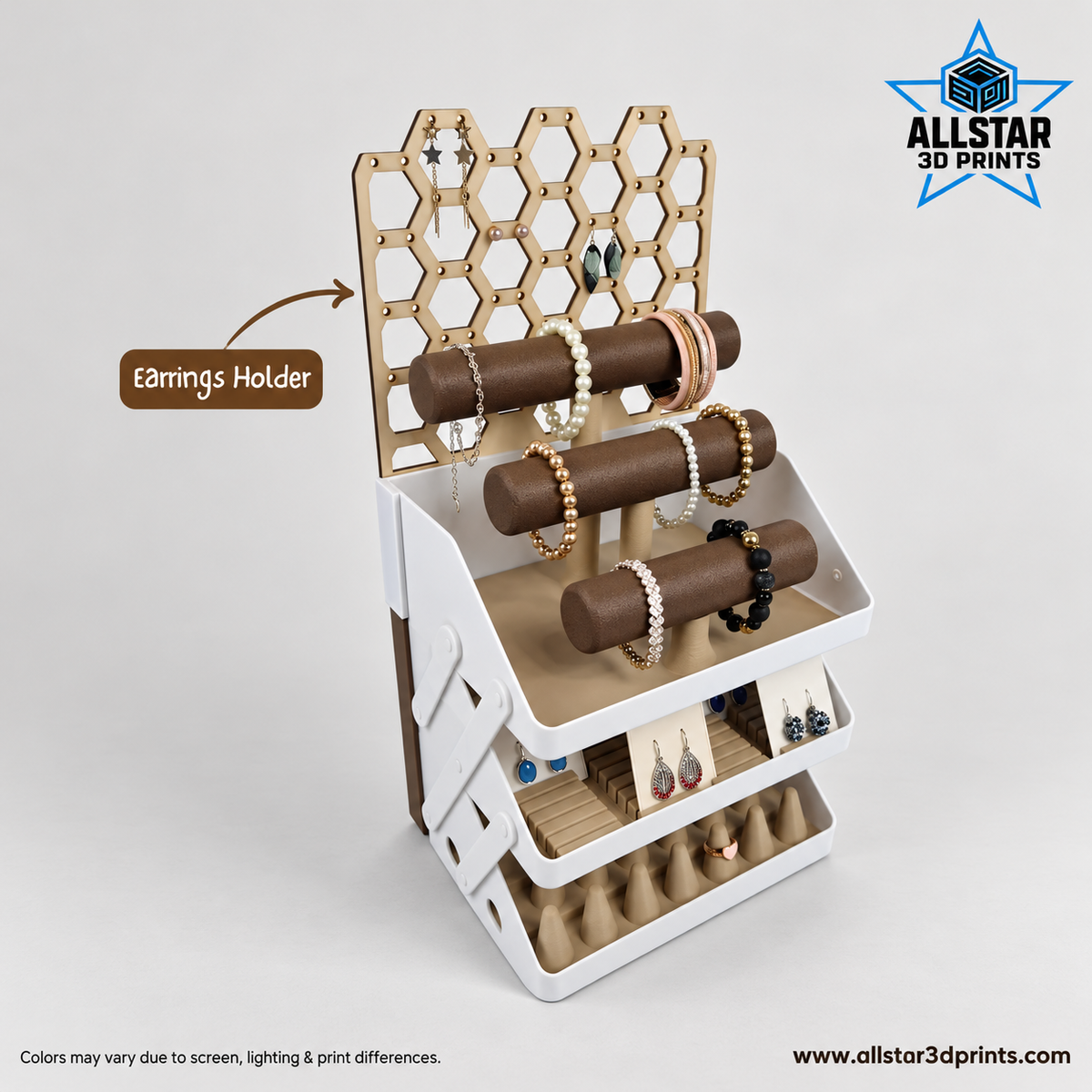AllStar Earrings Holder top configuration