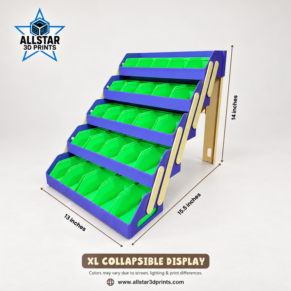 AllStar XL display dimension diagram